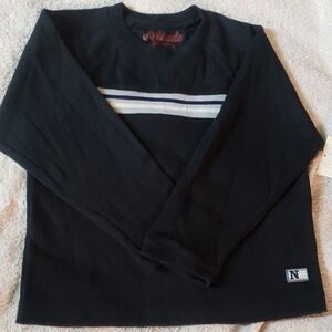 Black Long Sleeve Kids Tee